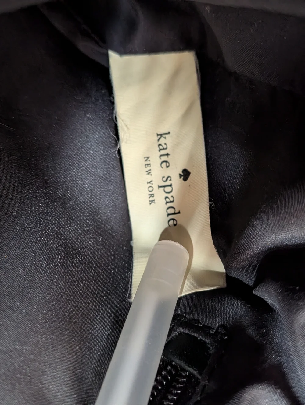 kate spade black nylon bag with bow detail - Picture 10 of 10